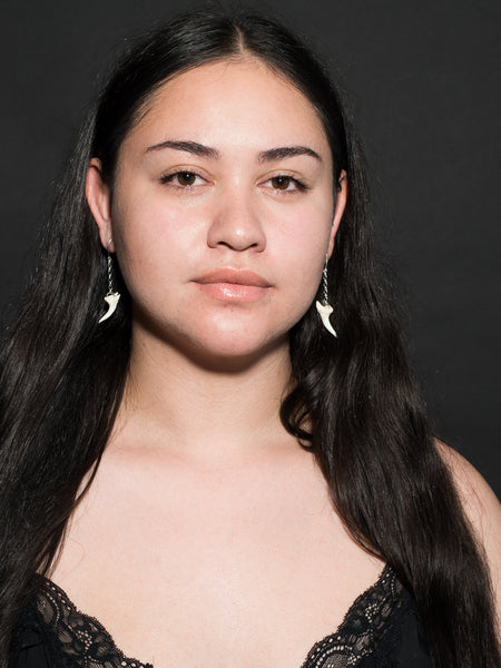 Mako Niho Maori Earrings 