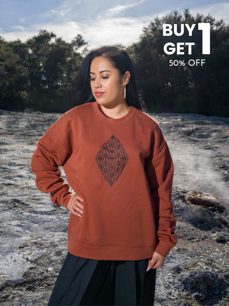 Taimana Print Crew - Clay