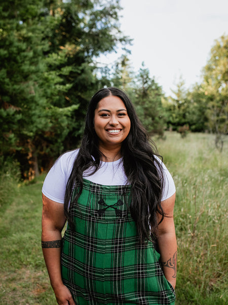 Tartan Overalls - Emerald