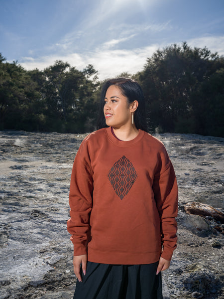 Taimana Print Crew - Clay
