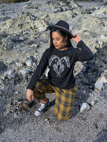 Arihia Long Sleeve Tee - Black