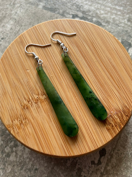 Greenstone Drop Earring - Small