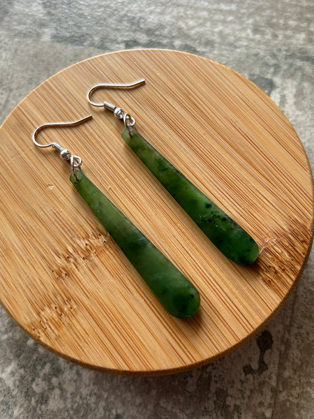 Greenstone Drop Earring - Small