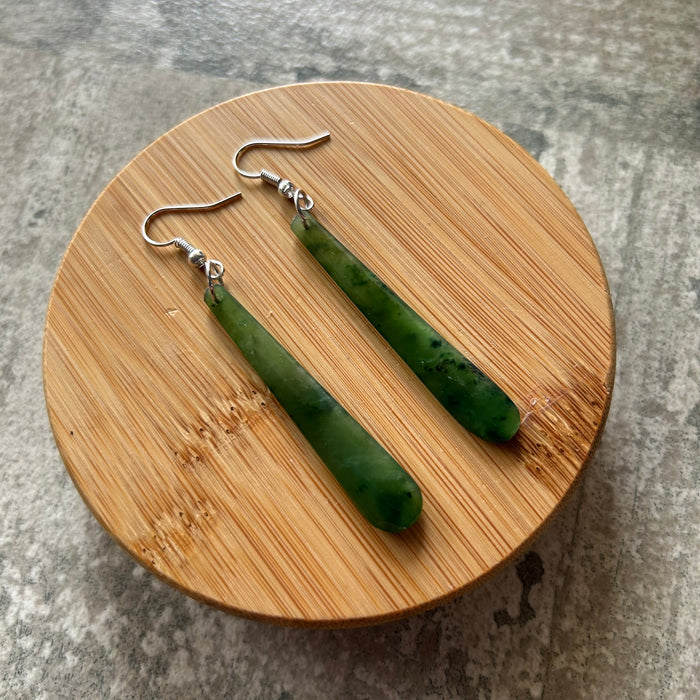 Greenstone Drop Earring - Small