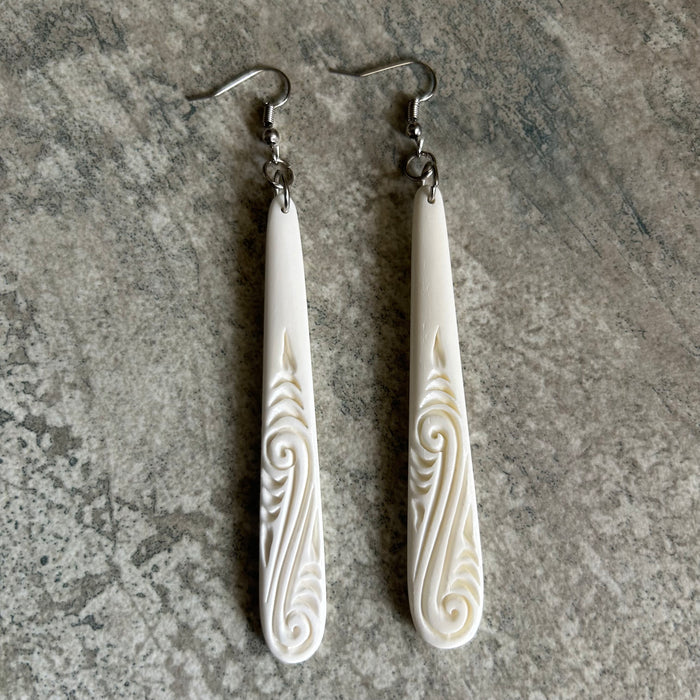 Bone Drop Earring - Medium