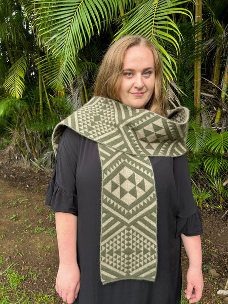Maori Influenced Merino Kakahu by Rotorua Fashion Designer Adrienne Whitewood