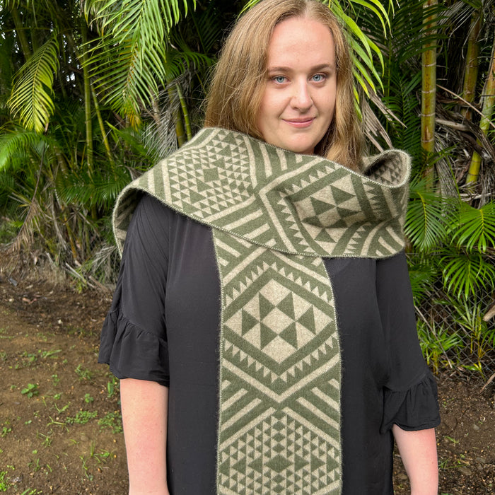 Maori Influenced Merino Kakahu by Rotorua Fashion Designer Adrienne Whitewood