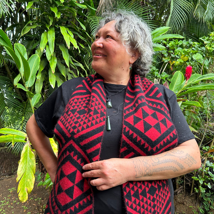 Ataahua Maori Inspired Kameta by Maori Fashion Designer Adrienne Whitewood