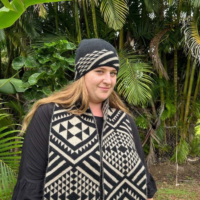 Ataahua Maori Inspired kakahu by Aotearoa Fashion Designer Adrienne Whitewood