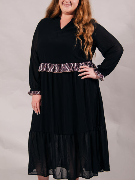 Aronui Frill Panekoti - Black