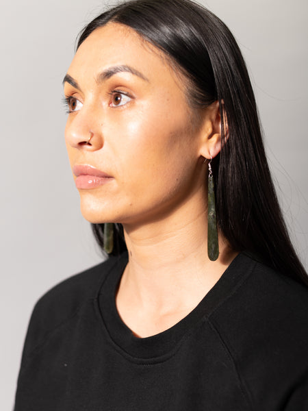 Pounamu Drop Earring