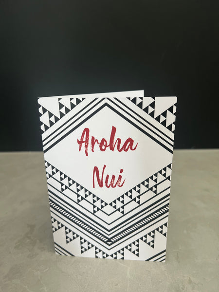 Aroha nui - Folded Card