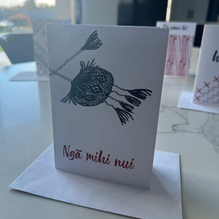 Ngā mihi nui - Folded Card