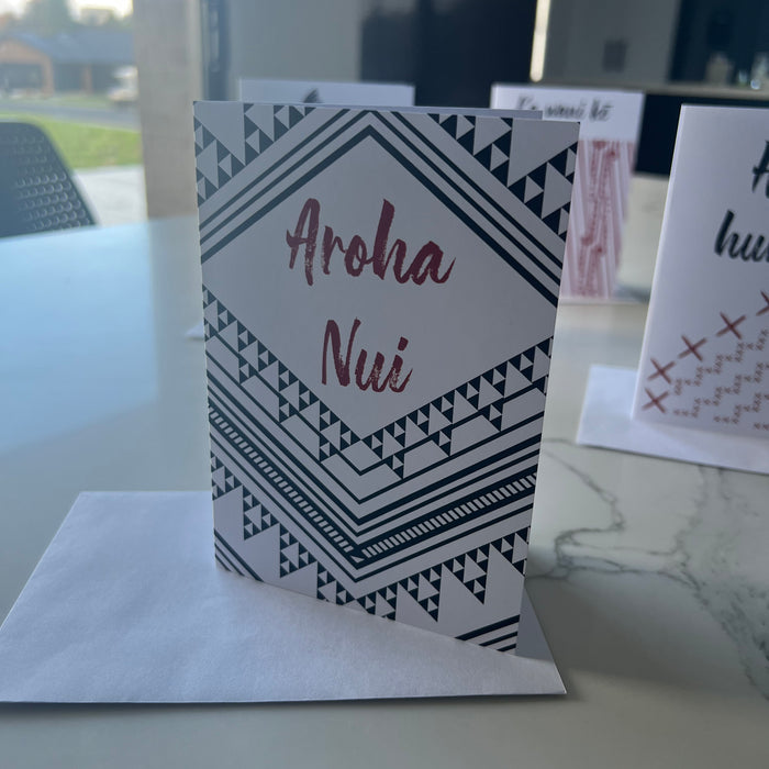 Aroha nui - Folded Card