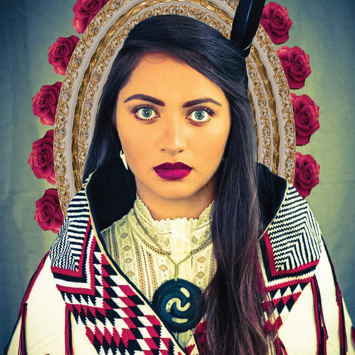 Maori Madonna Poster by Maori Fashion Designer Adrienne Whitewood